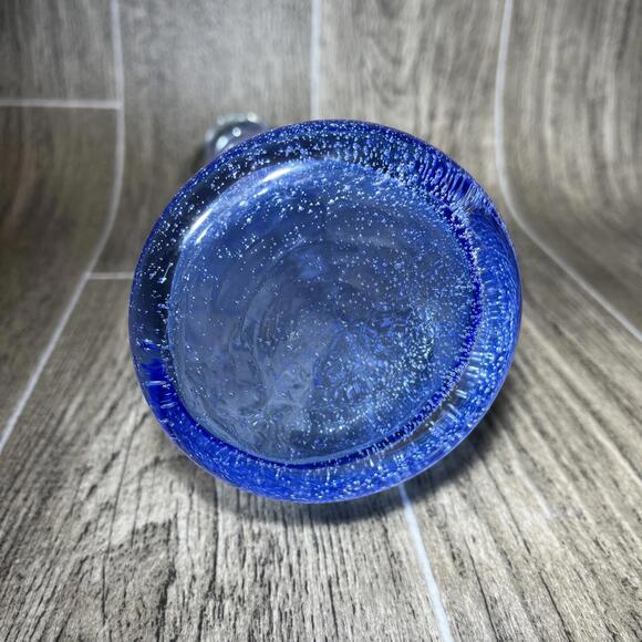 12.5" Cobalt Blue, HAND BLOWN GLASS ANGEL Blue - Picture 5 of 5